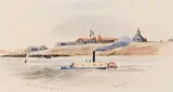 Michaelovski, Norton Sound R.A. by Frederick Whymper, 1867, watercolour on paper, sold Dec 2025