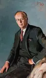 George T. Richardson (32nd Governor, Hudson's Bay Company, 1970 - 1982) by Brenda Bury, oil on canvas, sold Dec 2025