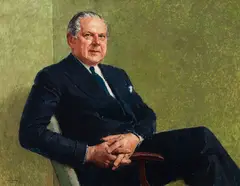 William Johnston Keswick by Michael Noakes, 1966, oil on board, sold Dec 2025