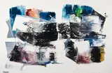 Candelle by Marcelle Ferron, oil on canvas, sold Nov 2024