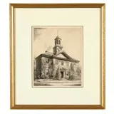 Chowan County Court House, Edenton, North Carolina by Louis Orr, Etching, sold Jul 2026