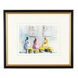 Charleston Flower Sellers by Gaye Sanders Fisher, Watercolor on paper, sold Jul 2026