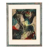 Black Magic by Ernest Freed, Etching with intaglio and hand coloring, sold Jul 2026