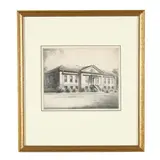 The Old Mint, Charlotte, North Carolina by Louis Orr, Etching, sold Jun 2026