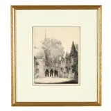 Christ Episcopal Church - The Cloister, Raleigh, North Carolina by Louis Orr, Etching, sold Jun 2026