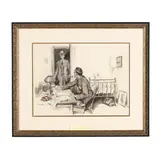 Sentinel of the Sky by Frederick Coffay Yohn, Watercolor and charcoal on paper, sold Jun 2026