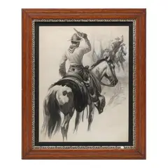 He Did Not Quite Dare to Shoot the Representative of President Grant by George Edmund Varian, Ink wash and gouache on paper, sold Jun 2026