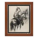 He Did Not Quite Dare to Shoot the Representative of President Grant by George Edmund Varian, Ink wash and gouache on paper, sold Jun 2026