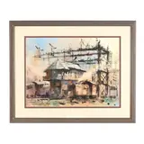 Switching Station by Harry L. Senger, Watercolor on paper, sold Jun 2026