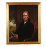 Portrait of Jonathan Griffin by Frank Hector Tompkins, Oil on canvas (lined), sold Jun 2026