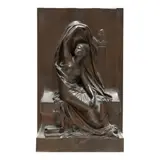 La Vérité by Henri Chapu, Patinated bronze relief, sold Jun 2026