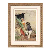 A Country Courtship by Franco Fasce, Watercolor on paper, sold Jun 2026