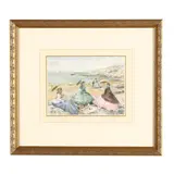 Picnic by the Shore by John S. Goodall, Watercolor and gouache on heavy paper, sold Jun 2026