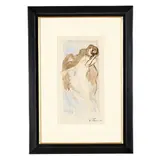 Study of a Woman by Victor Prouvé, Watercolor on paper, sold Jun 2026