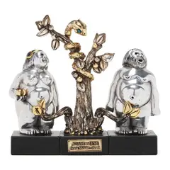 Adam & Eve by Frank Meisler, A three-piece sculpture, sold Jun 2026