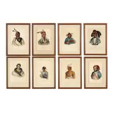 Eight Works from History of the Indian Tribes of North America by McKenney & Hall, Each a hand-colored lithograph, sold Jun 2026