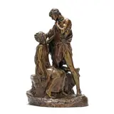 Couple by Georges Colin, Patinated bronze, sold Jun 2026