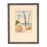 Ocean View from the Dunes by Claude Howell, Watercolor on paper, sold Jun 2026