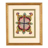 Untitled (foliate mandala) by Minnie Evans, Crayon, sold Jun 2026