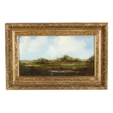 Salt Marsh by Dennis Miller Bunker, Oil on canvas (lined), sold Jun 2026