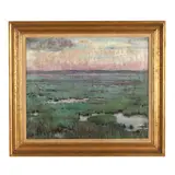 Marsh Pools by Harriet Lord, Oil on canvas, sold Jun 2026