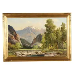 Mt. Baldy, California by Robert William Wood, Oil on canvas, sold Jun 2026