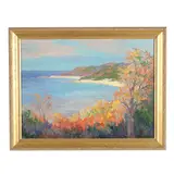 Touched by Autumn by William Steeple Davis, Oil on canvas, sold Jun 2026