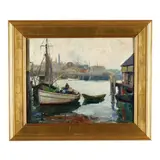 Gray Day by Caroline Bell, Oil on canvas board, sold Jun 2026