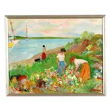 Picking Flowers by Albert Mohr, Oil on canvas, sold Jun 2026