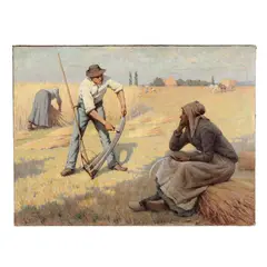 The Harvest at Auvers-sur-Oise by Elmer Boyd Smith, Oil on canvas, sold Jun 2026