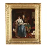 The Suspected Love Letter by James Stevenson Craig, Oil on canvas, sold Jun 2026
