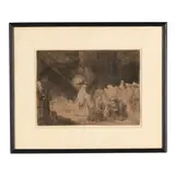 The Presentation in the Temple by Rembrandt Harmensz van Rijn, Etching on paper, sold Jun 2026
