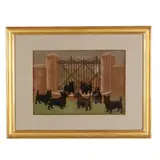 The Scottish Terriers by Marguerite Kirmse, Pastel on paper, sold Jun 2026