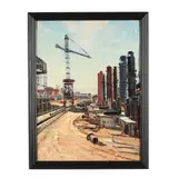 Construction by Vladimir Mitrofanovich Petrov, Oil on cardboard, sold Jun 2026