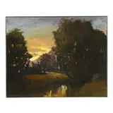 Evening of the Day by Jan Schmuckal, Oil on canvas, sold Jun 2026