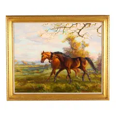 In Step by Heather St Clair Davis, Oil on canvas, sold May 2026