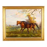 In Step by Heather St Clair Davis, Oil on canvas, sold May 2026