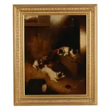 Terriers on the Hunt by Edward Armfield, Oil on canvas, sold May 2026