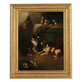 Spaniels in a Game Larder by Edward Armfield, Oil on canvas, sold May 2026