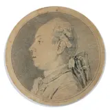 Portrait de Marmontel, le fils by Charles-Nicolas Cochin, Crayon noir, estompe et rehauts de sanguine, sold Apr 2015