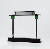 Pausania by Ettore Sottsass, Acier chromé, tôle perforée et plastique, sold Apr 2015