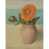 Souci by Augustin Rouart, Huile sur panneau d'isorel, sold Apr 2015