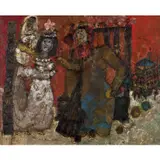 Histoire de la Reine Esther by Théo Tobiasse, Huile sur toile, sold Apr 2015
