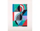 Petite icône - circa 1960 by Sonia Delaunay, Lithographie en couleurs, signée et justifiée "H.C I", sold Apr 2018