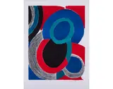 Vol de nuit - circa 1970 by Sonia Delaunay, Lithographie en couleurs, signée, sold Apr 2018