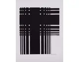 Noir et blanc II - circa 1970 by Sonia Delaunay, Lithographie en noir signée et justifiée "HC 11/25", sold Apr 2018