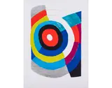 Cible - circa 1970 by Sonia Delaunay, Lithographie en couleurs signée, sold Apr 2018