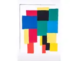 Love - circa 1965 by Sonia Delaunay, Lithographie en couleurs, signée et numérotée, sold Apr 2018