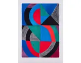 Grande icone - circa 1965 by Sonia Delaunay, Lithographie en couleurs, signée et numérotée 66/75, sold Apr 2018
