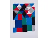 Scottish - circa 1970 by Sonia Delaunay, Lithographie en couleurs signée et numérotée 24/75, sold Apr 2018